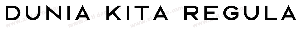 Dunia Kita Regular字体转换